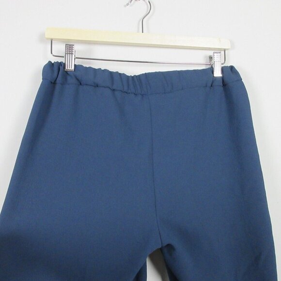 Aritzia Wilfred Women's Crepe Ankle Pants Pull On Casual Office Work 4 Navy 372 - Picture 6 of 13